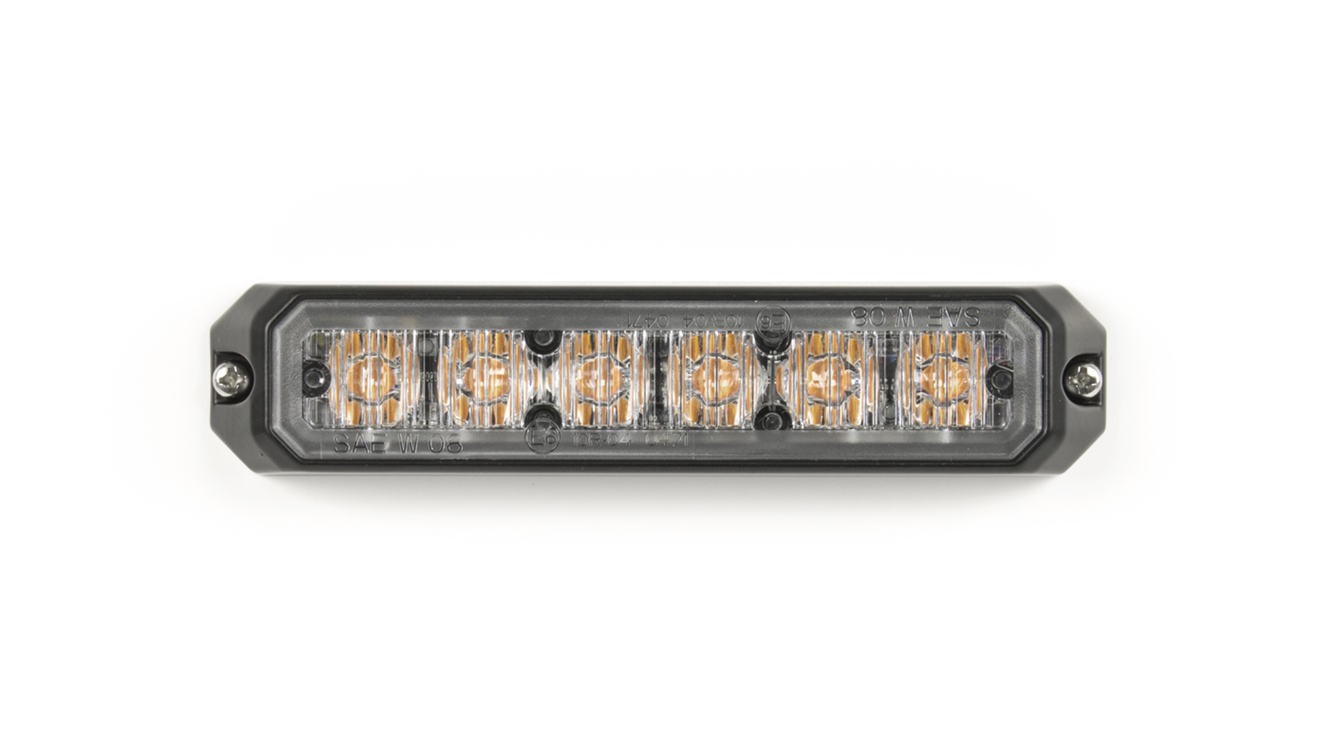 MS6 Warning Lighthead (Surface/Horizontal) - Amber (XA2)