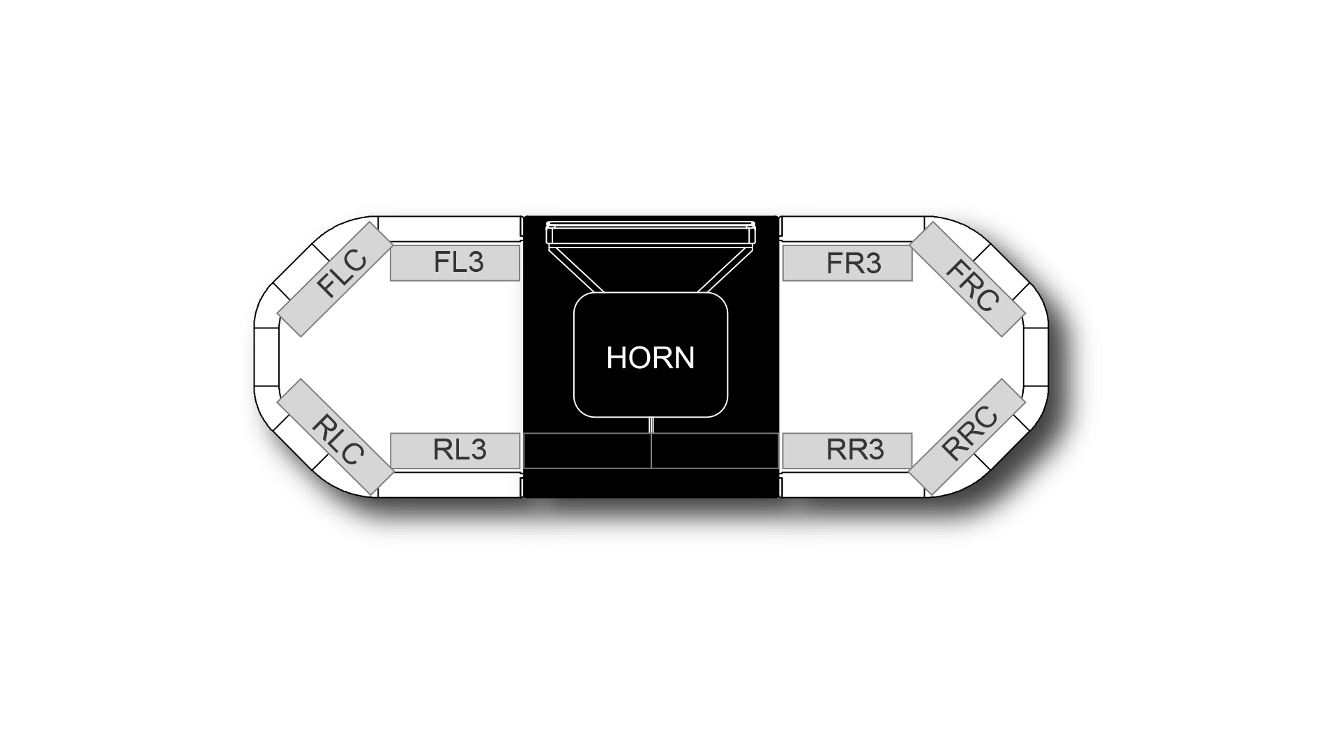 Legion HE H002 Speaker 0935mm (36.8") - AA (12VDC)