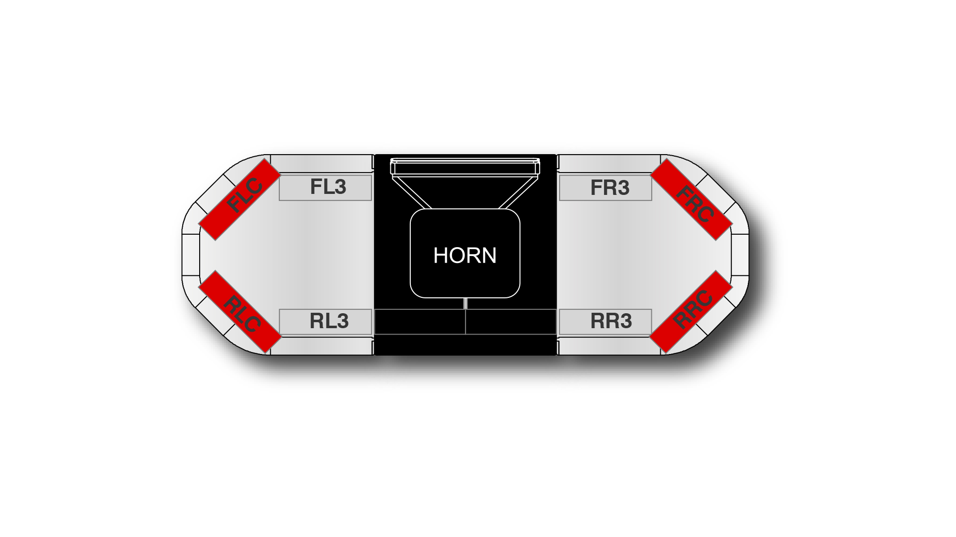 Legion FIT H002 Speaker 0935mm (36.8") - RC (12~24VDC)