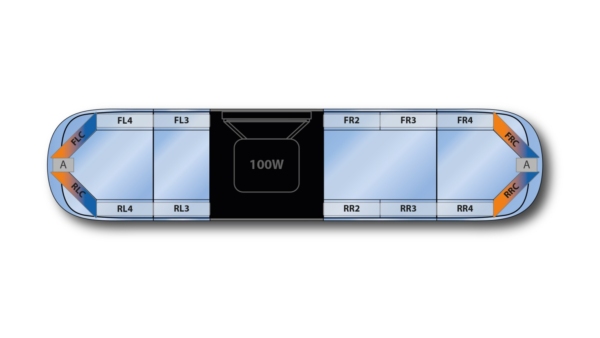 Aegis DC H002 Speaker 1366mm (53.8") - ABB (12VDC)