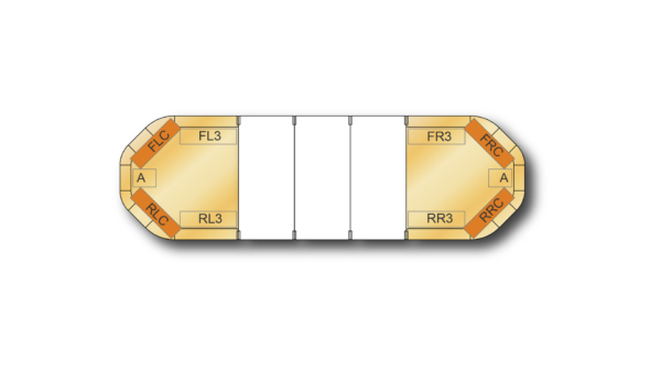 Legion FIT Illuminated Centre 1087mm (42.8") - AA (12VDC)