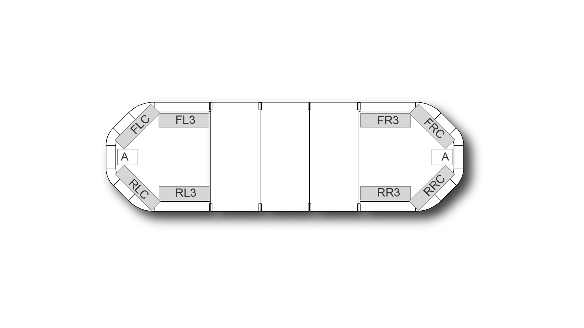 Legion FIT Illuminated Centre 1087mm (42.8") - AC (24VDC)