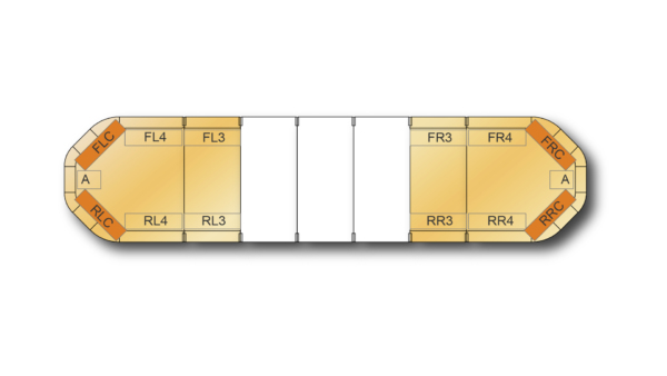 Legion FIT Illuminated Centre 1387mm (54.6") - AA (12VDC)