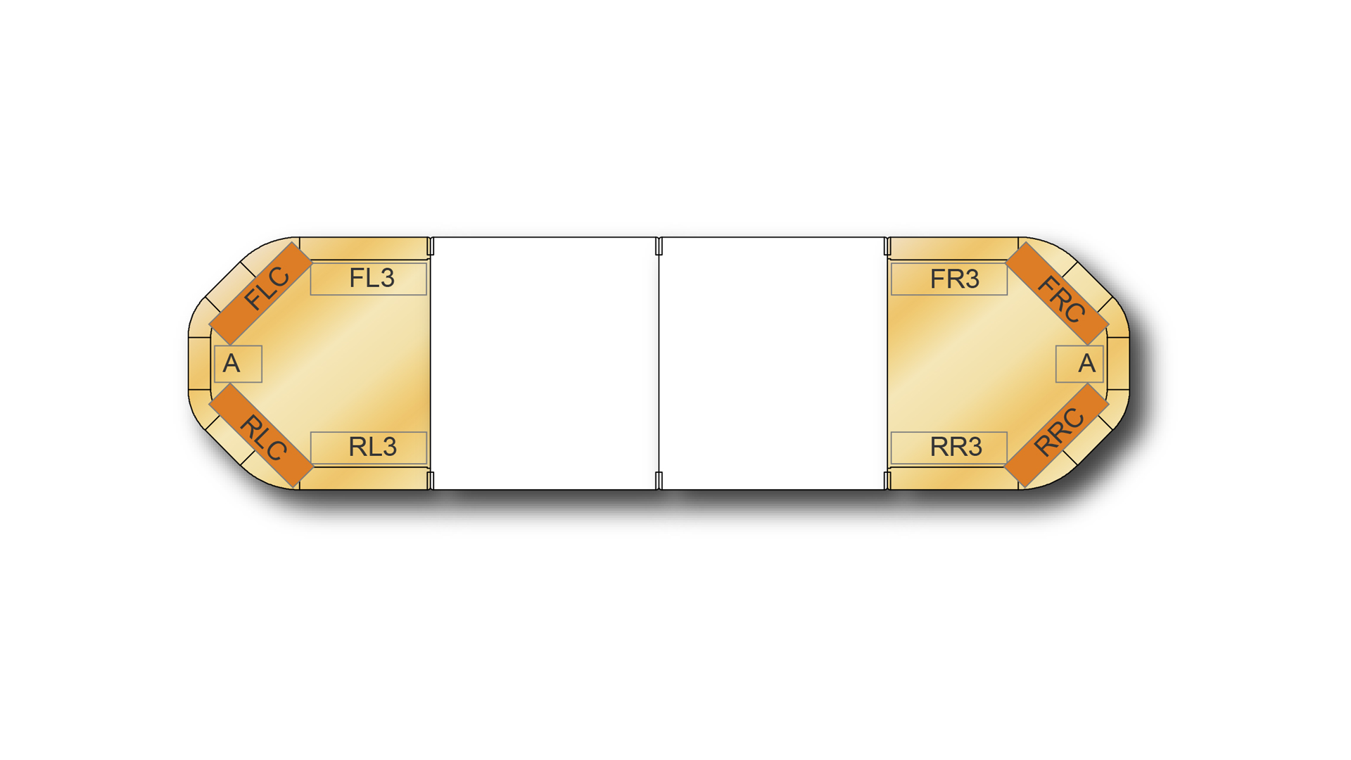 Legion FIT Illuminated Centre 1252mm (49.3") - AA (12VDC)