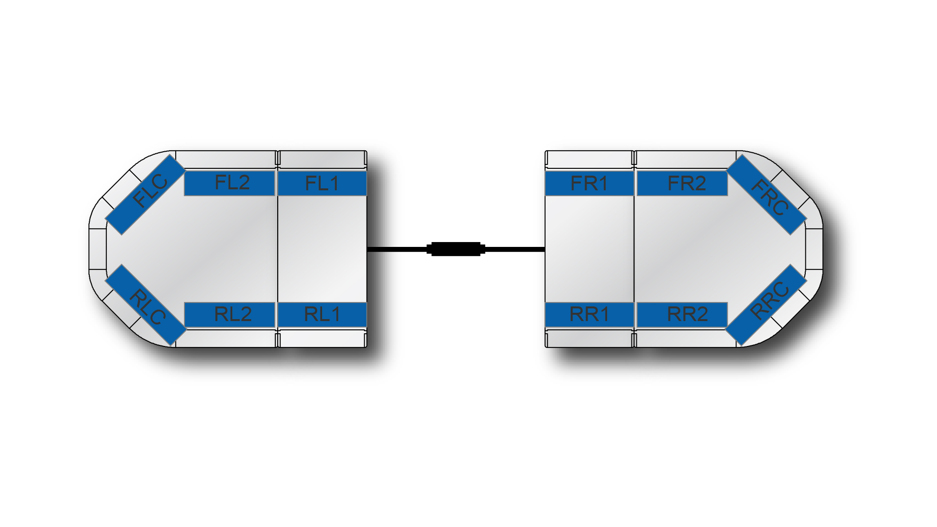 Legion FIT Split Lightbar 0464mm (18.3") x2 - BC