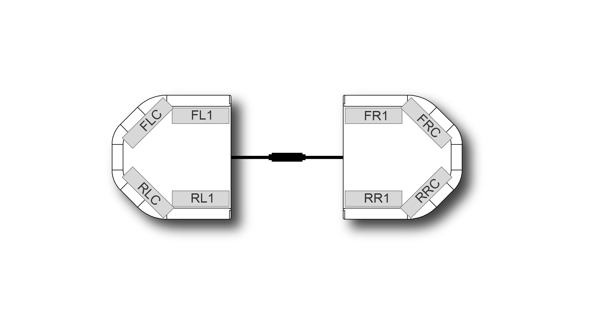 Legion FIT Split Lightbar 0315mm (12.4") x2 - AA