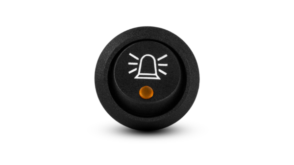 Rocker Switch - Amber LED Warning Light Symbol
