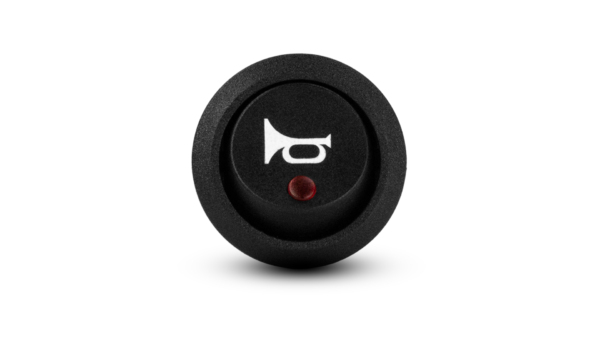 Rocker Switch - Red LED Horn Symbol